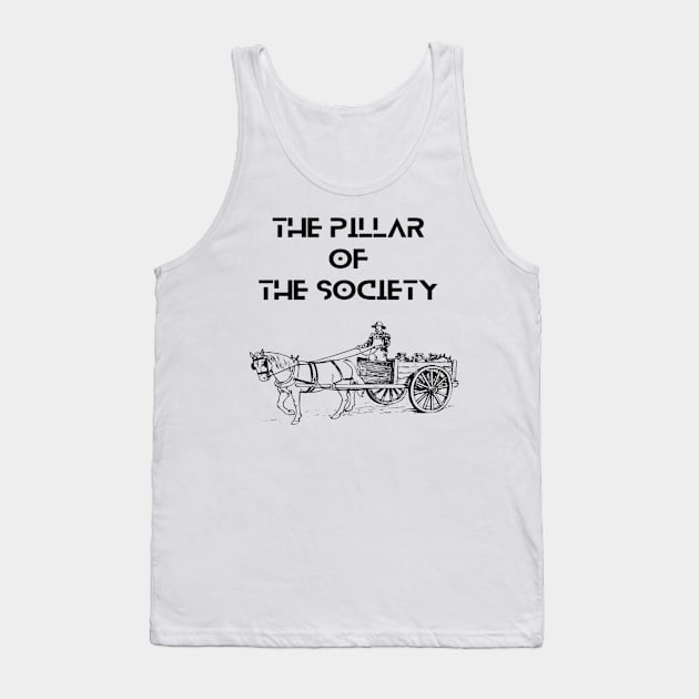 Farmers - The pillar of the society Tank Top by Bharat Parv